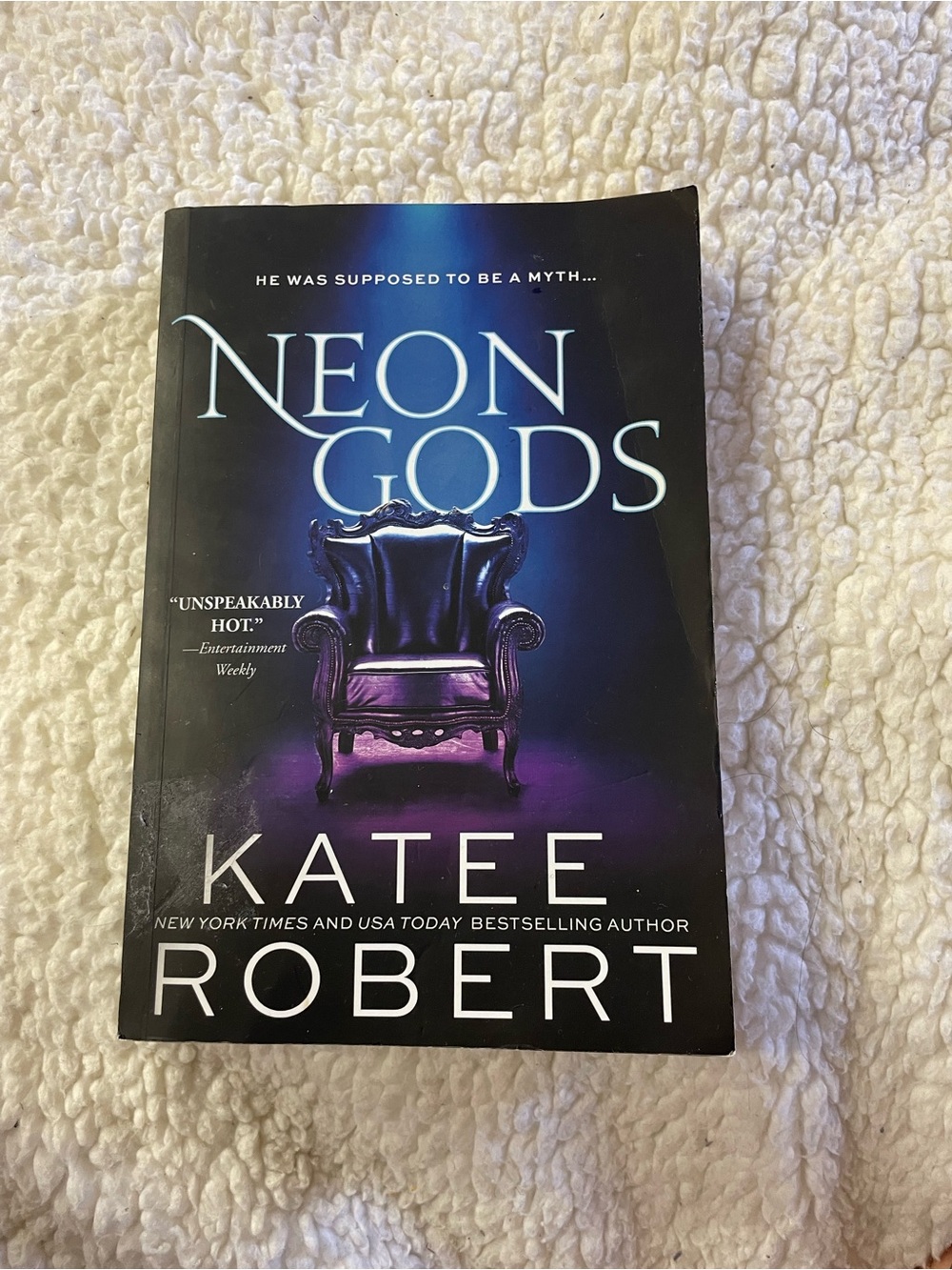 Katee Robert Neon Gods Paperback - Black & Purple Cover